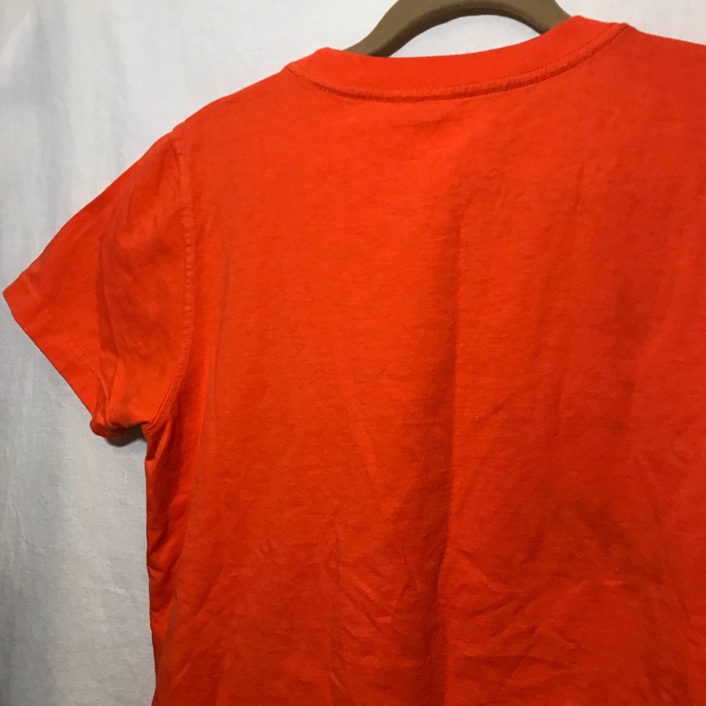 FREE Dickies Fun Bright Orange Short Sleeve Work Pocket Tee T-Shirt GUC Medium M - Picture 4 of 8